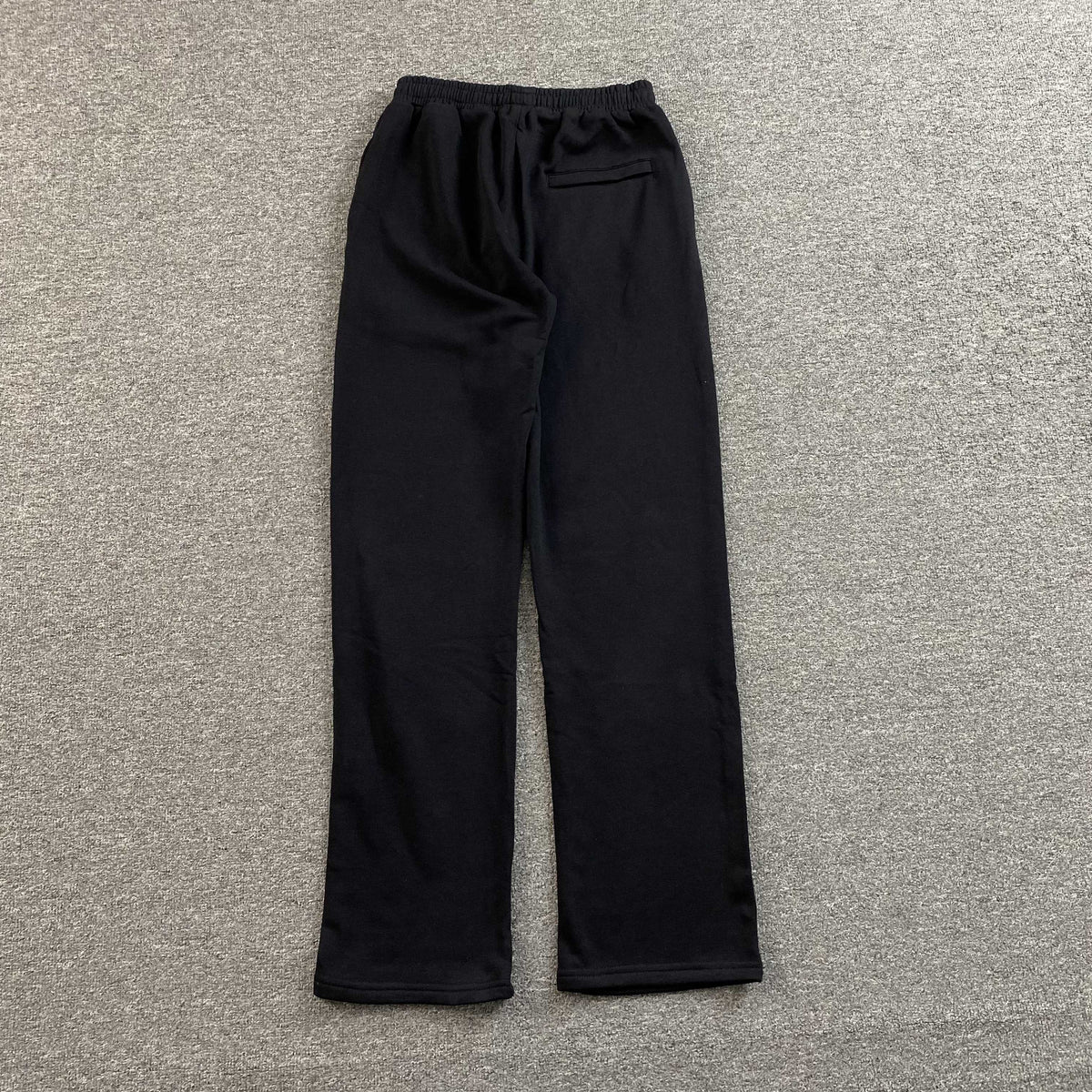 Pantalon Corteiz Island Puff Print Open Hem Negro