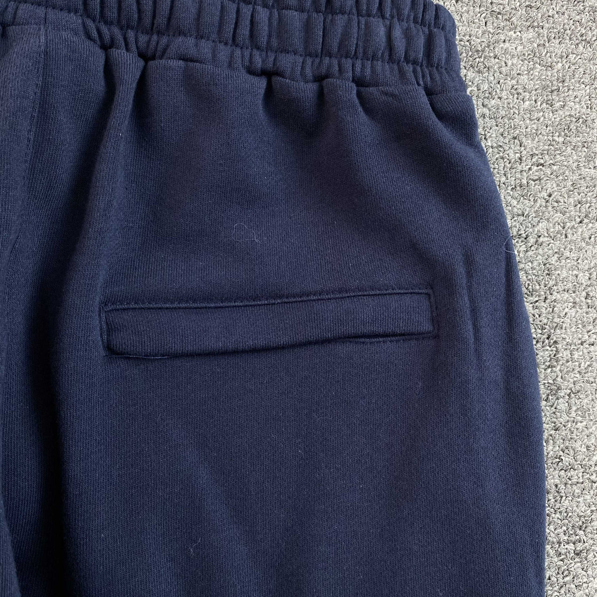 Pantalon Corteiz Island Puff Print Open Hem Navy