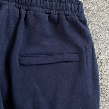 Pantalon Corteiz Island Puff Print Open Hem Navy