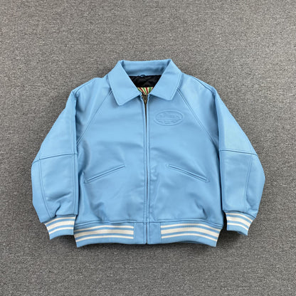 Campera Corteiz Da Skydive Cuero Celeste