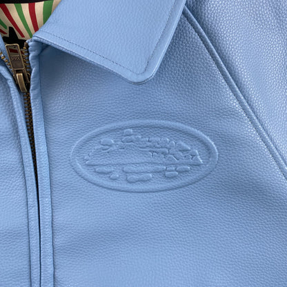 Campera Corteiz Da Skydive Cuero Celeste