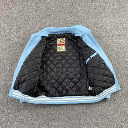 Campera Corteiz Da Skydive Cuero Celeste