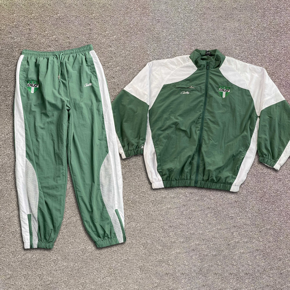 Conjunto Corteiz Olympic Shuku Nigeria Verde