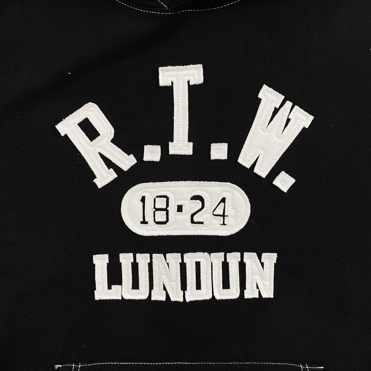 Buzo Corteiz RTW College Hoodie Negro