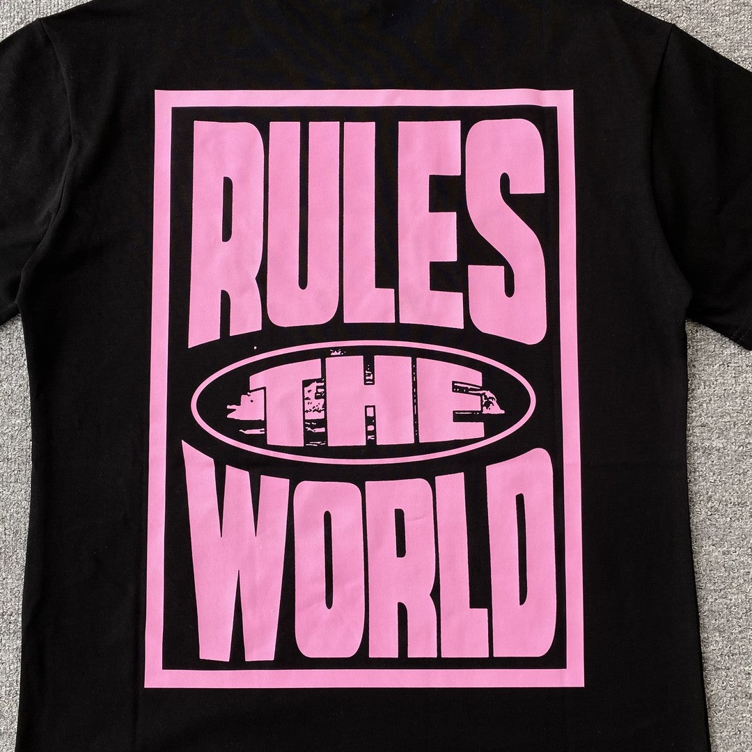 Remera Corteiz Rules The World Negra