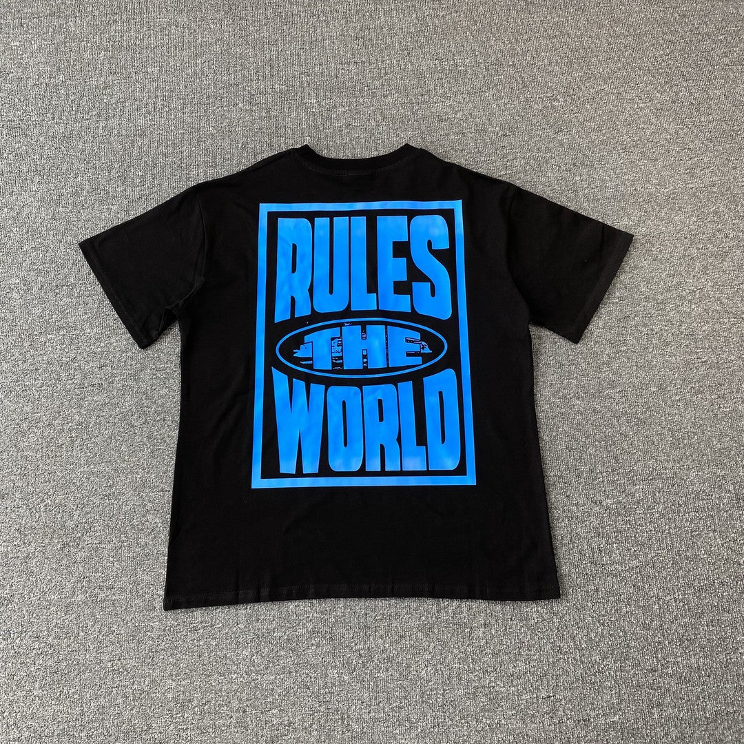 Remera Corteiz Rules The World Negra