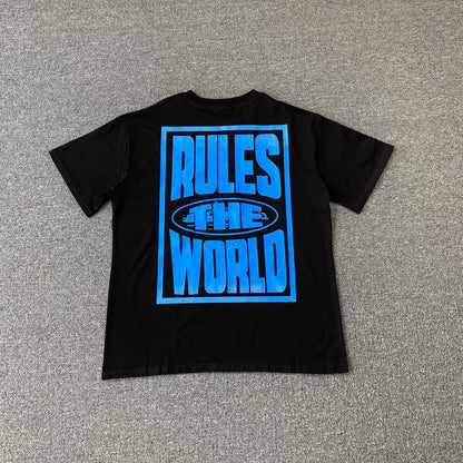 Remera Corteiz Rules The World Negra