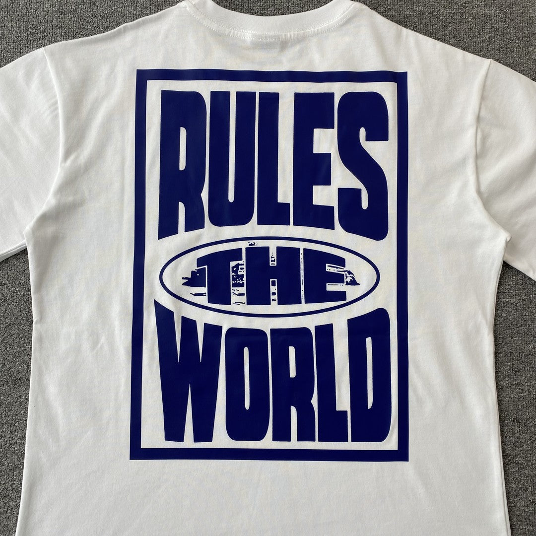 Remera Corteiz Rules The World Blanca