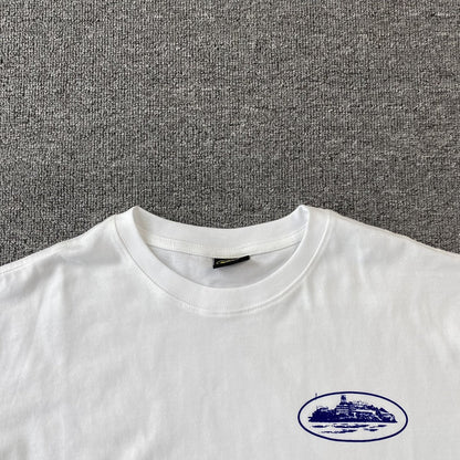 Remera Corteiz Rules The World Blanca