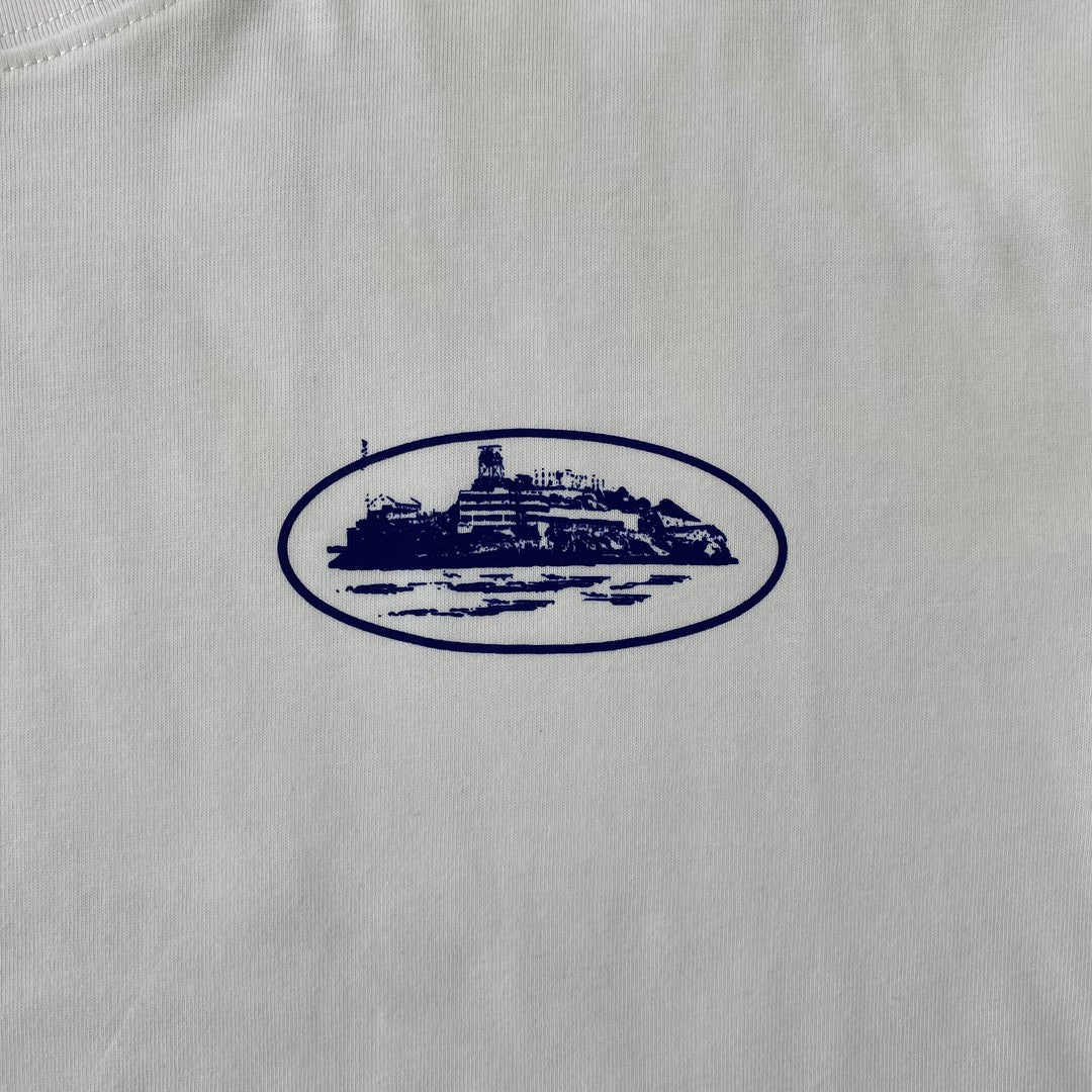 Remera Corteiz Rules The World Blanca