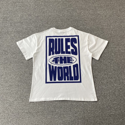 Remera Corteiz Rules The World Blanca