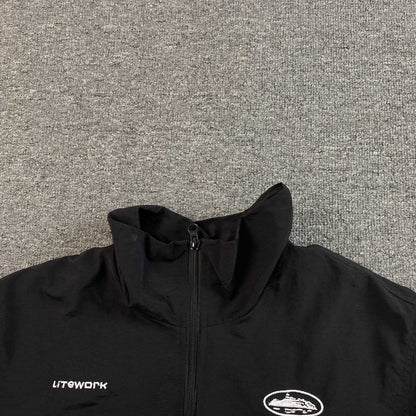 Campera Corteiz Sriped Litework Negra