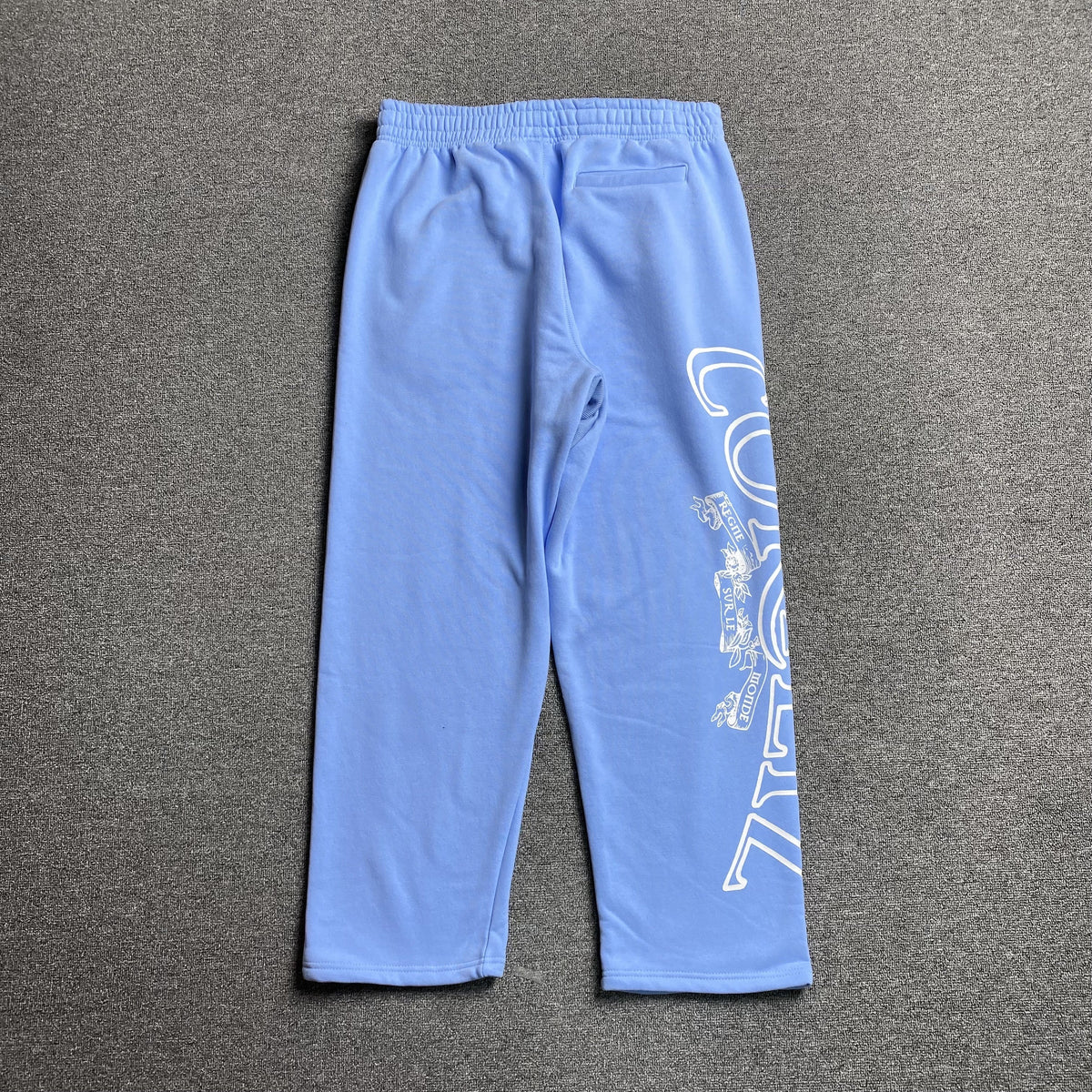 Pantalon Corteiz Superior Royale Open Hem Celeste