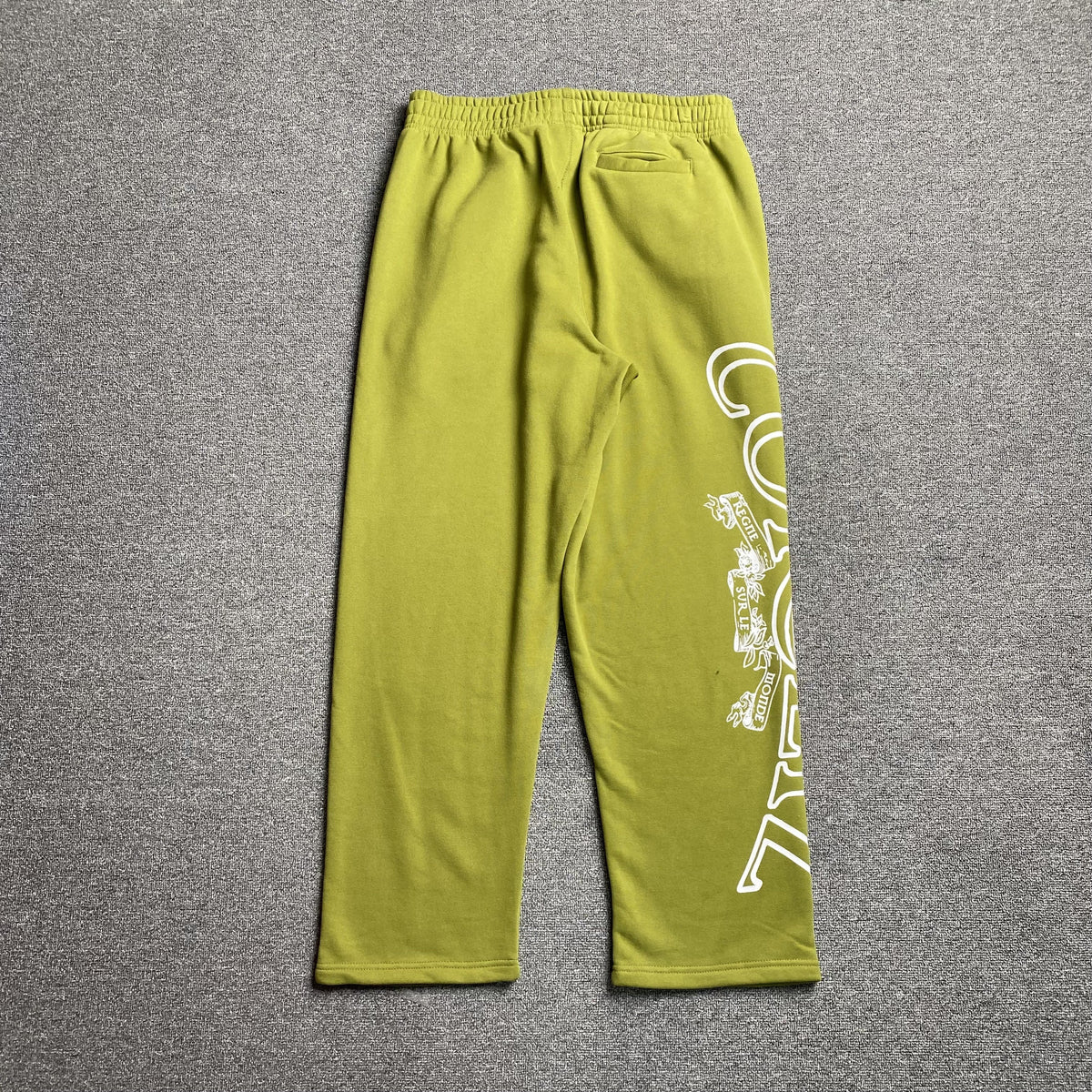 Pantalon Corteiz Superior Royale Open Hem Verde