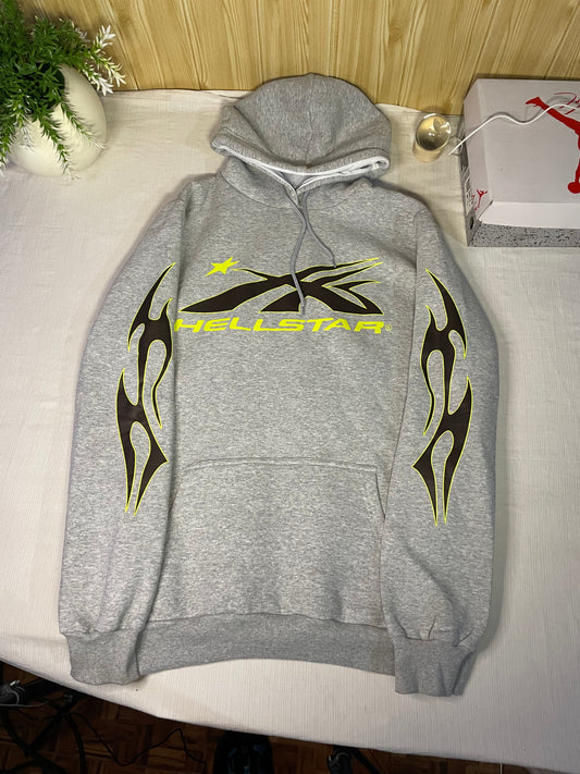 Hoodie Hellstar gris frente