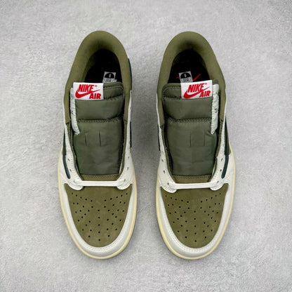 Jordan 1 Low X Travis Scott Medium Olive