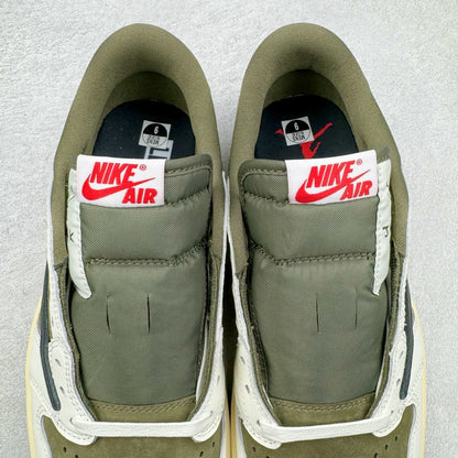 Jordan 1 Low X Travis Scott Medium Olive