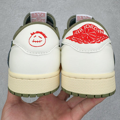 Jordan 1 Low X Travis Scott Medium Olive