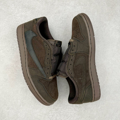 Jordan 1 Low X Travis Scott Velvet Brown