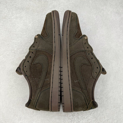 Jordan 1 Low X Travis Scott Velvet Brown