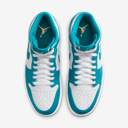 JORDAN 1 MID WMNS AQUATONE
