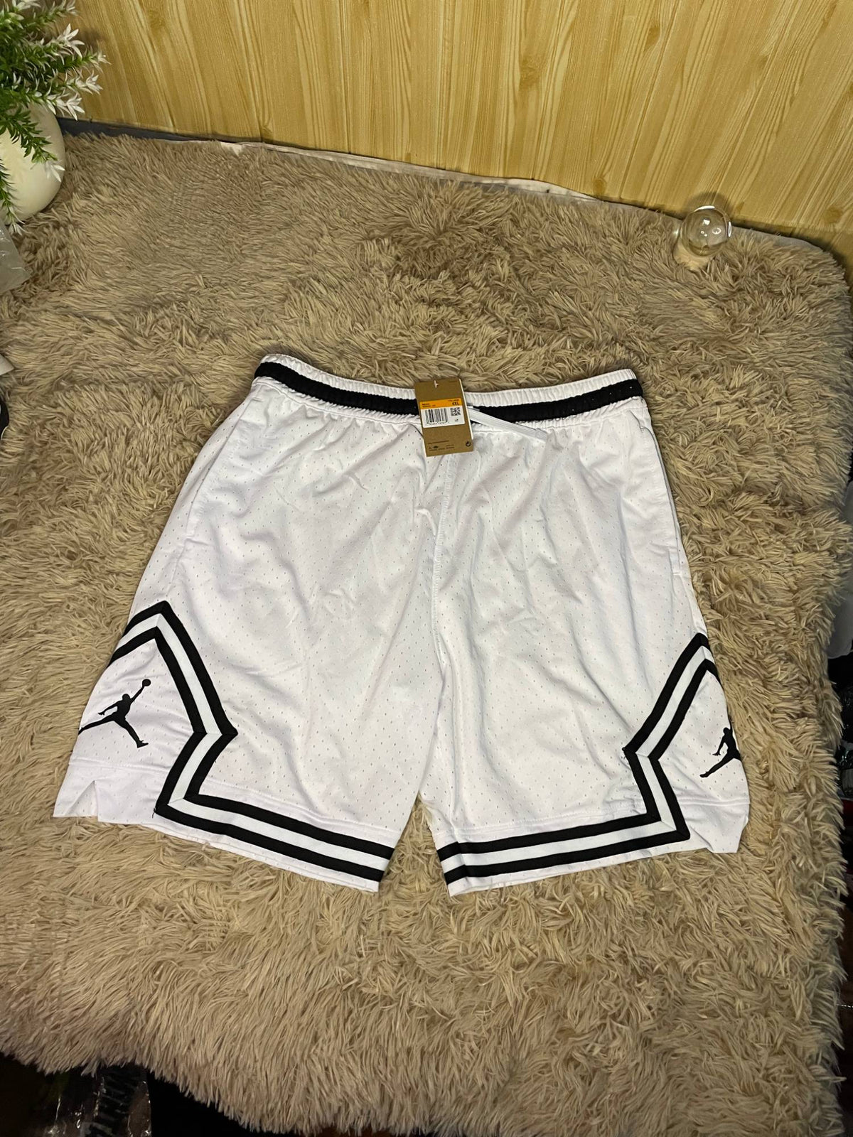 Short Jordan Diamond blanco