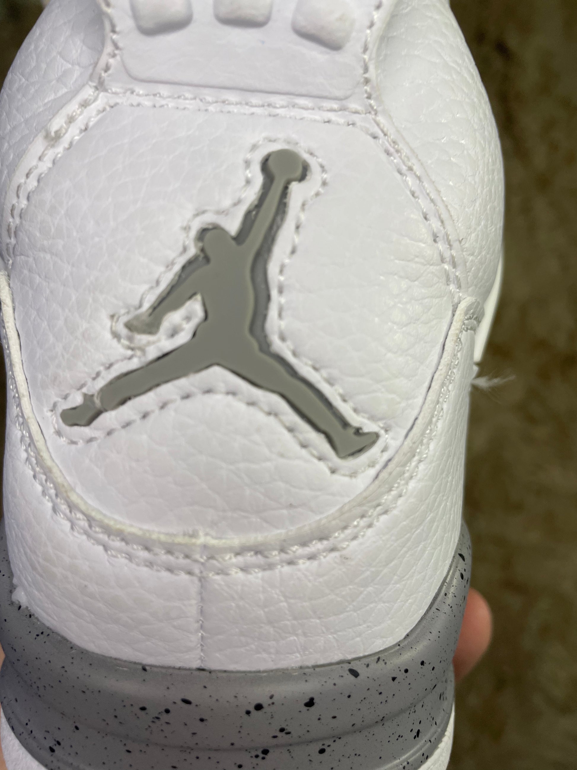 Air Jordan 4 White Oreo suela