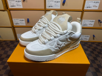 Louis Vuitton Skate Sneaker Beige Blanco
