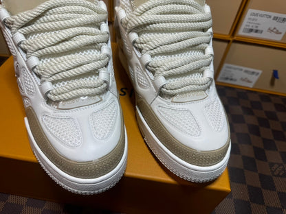 Louis Vuitton Skate Sneaker Beige Blanco