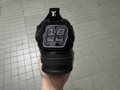 Louis Vuitton Skate Sneaker Crystal Negro