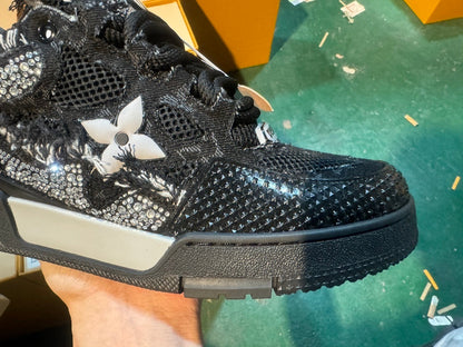 Louis Vuitton Skate Sneaker Swarovski Monogram Negro