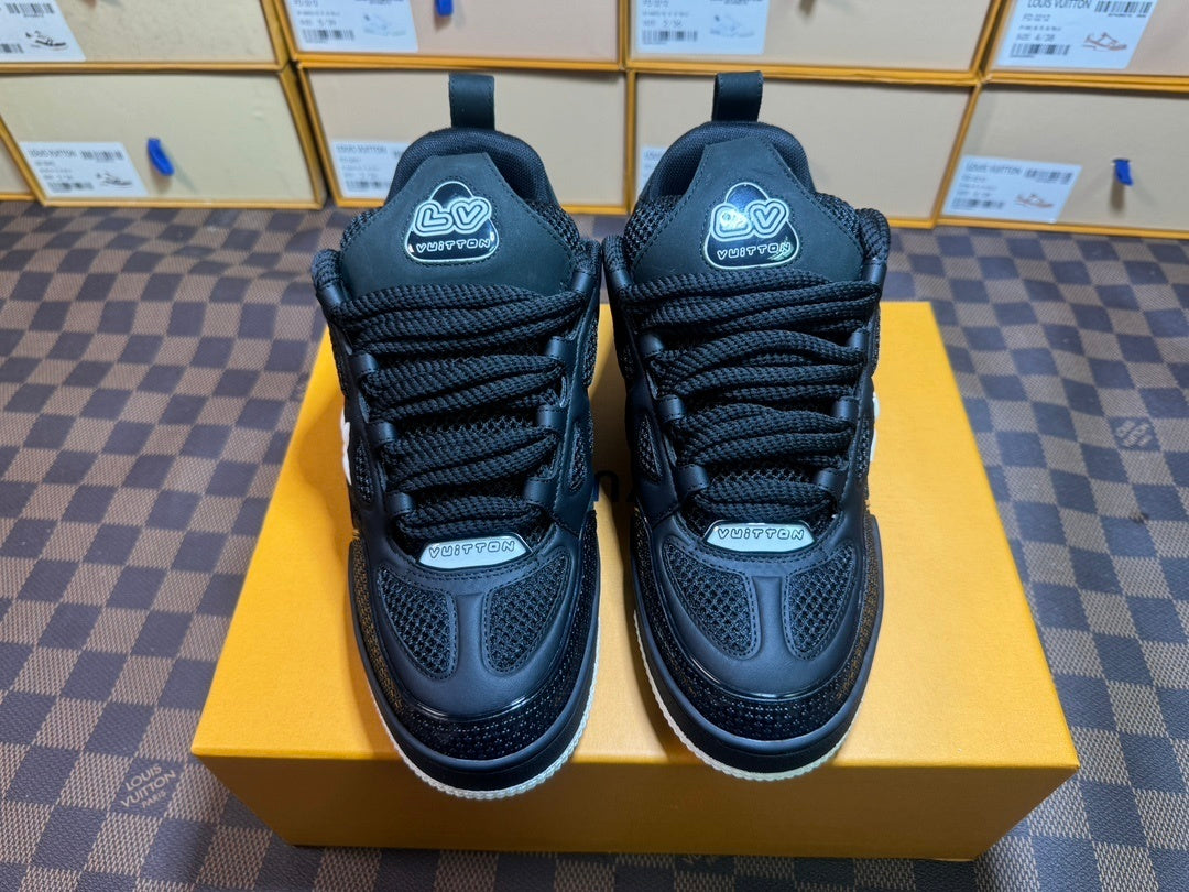 Louis Vuitton Skate Sneaker Negro Blanco