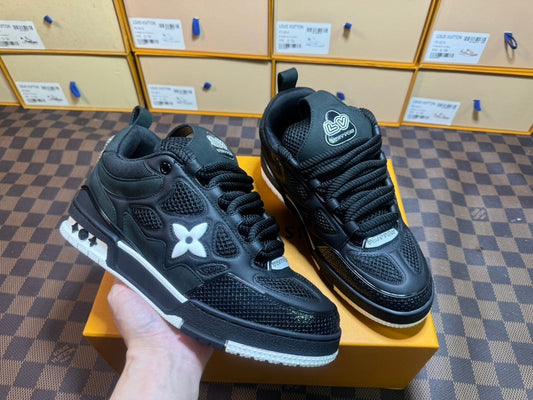 Louis Vuitton Skate Sneaker Negro Blanco