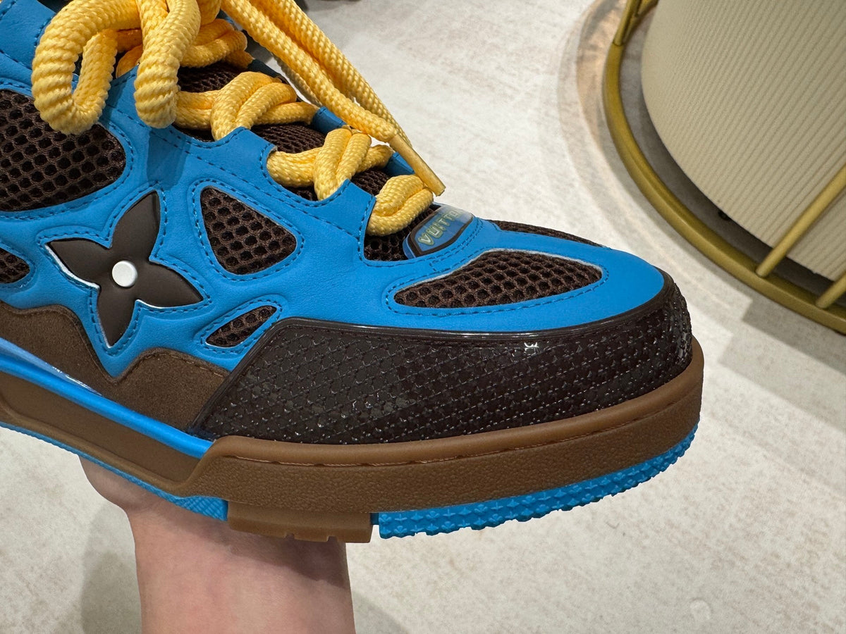 Louis Vuitton Skate Sneaker Marrón Azul