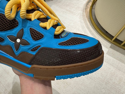 Louis Vuitton Skate Sneaker Marrón Azul