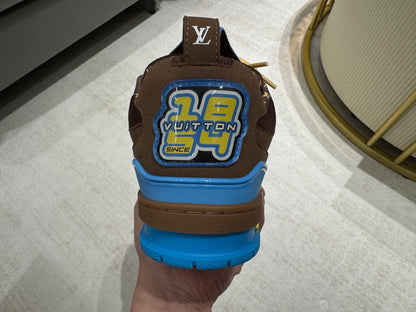 Louis Vuitton Skate Sneaker Marrón Azul