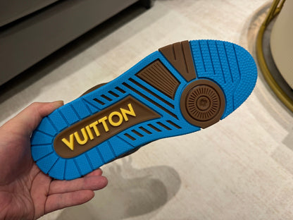 Louis Vuitton Skate Sneaker Marrón Azul
