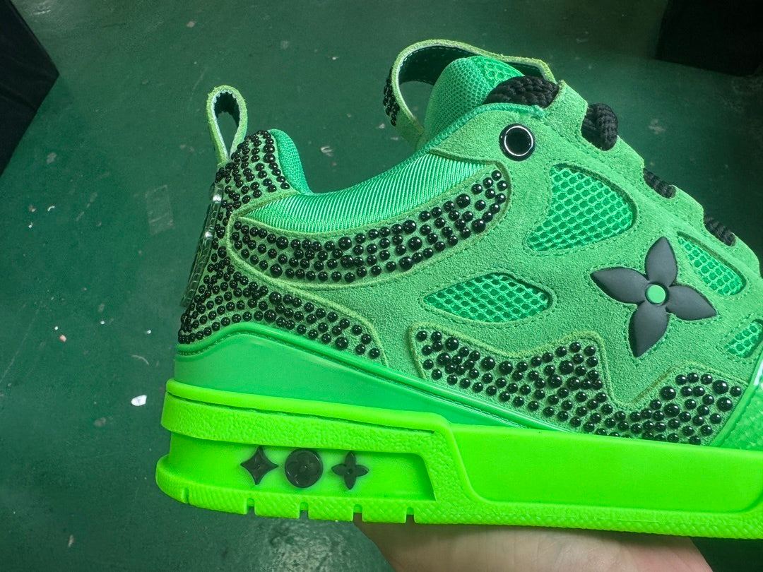Louis Vuitton Skate Sneaker Crystal Verde