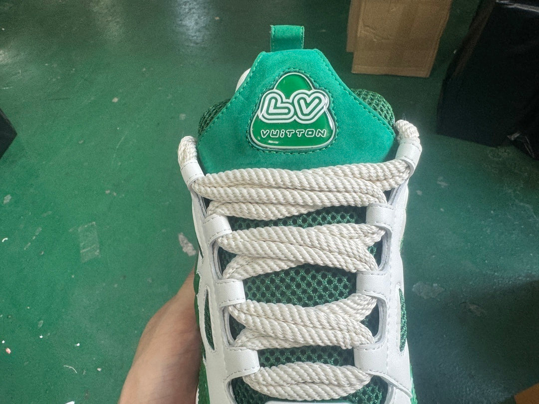 Louis Vuitton Skate Sneaker Verde Blanco
