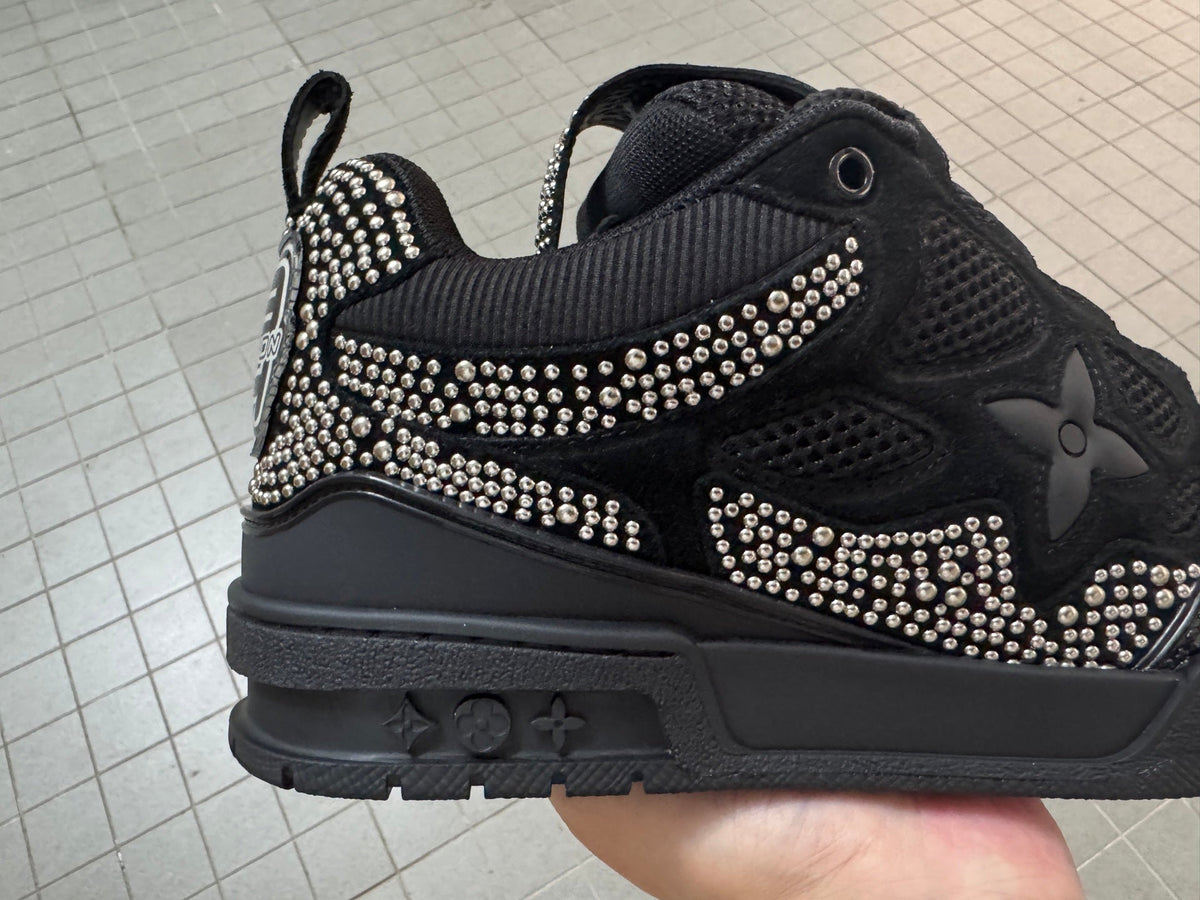 Louis Vuitton Skate Sneaker Grey Studded