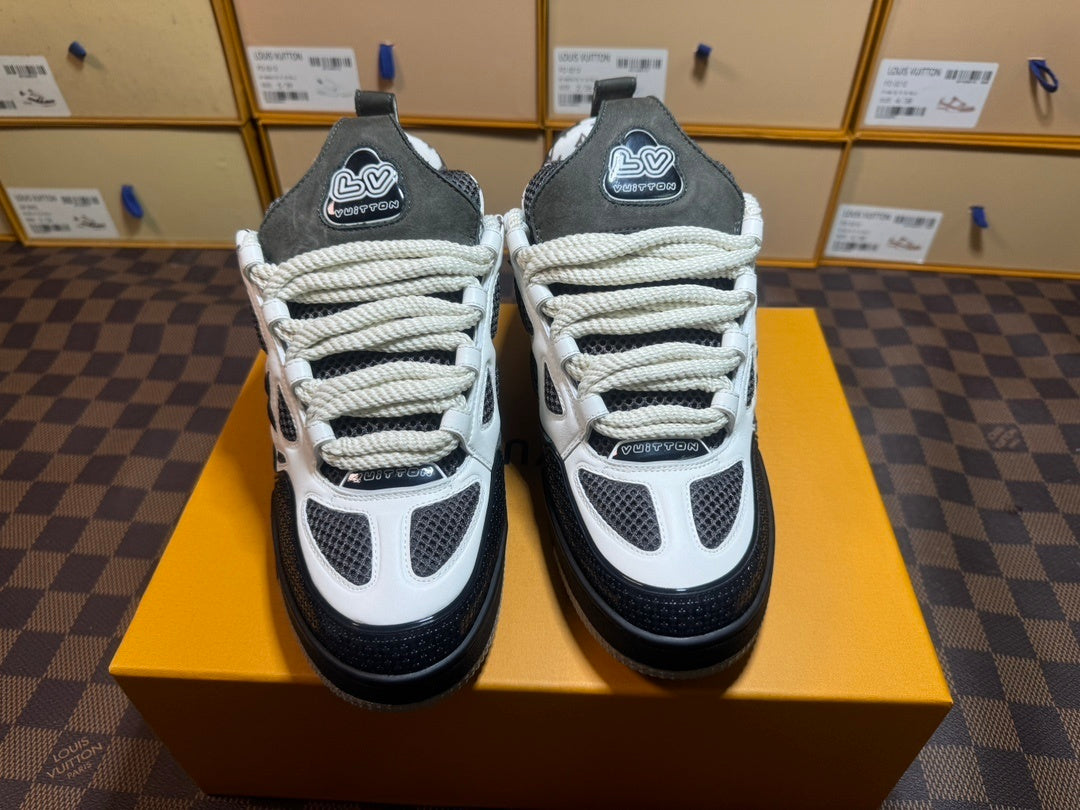 Louis Vuitton Skate Sneaker Gris Blanco