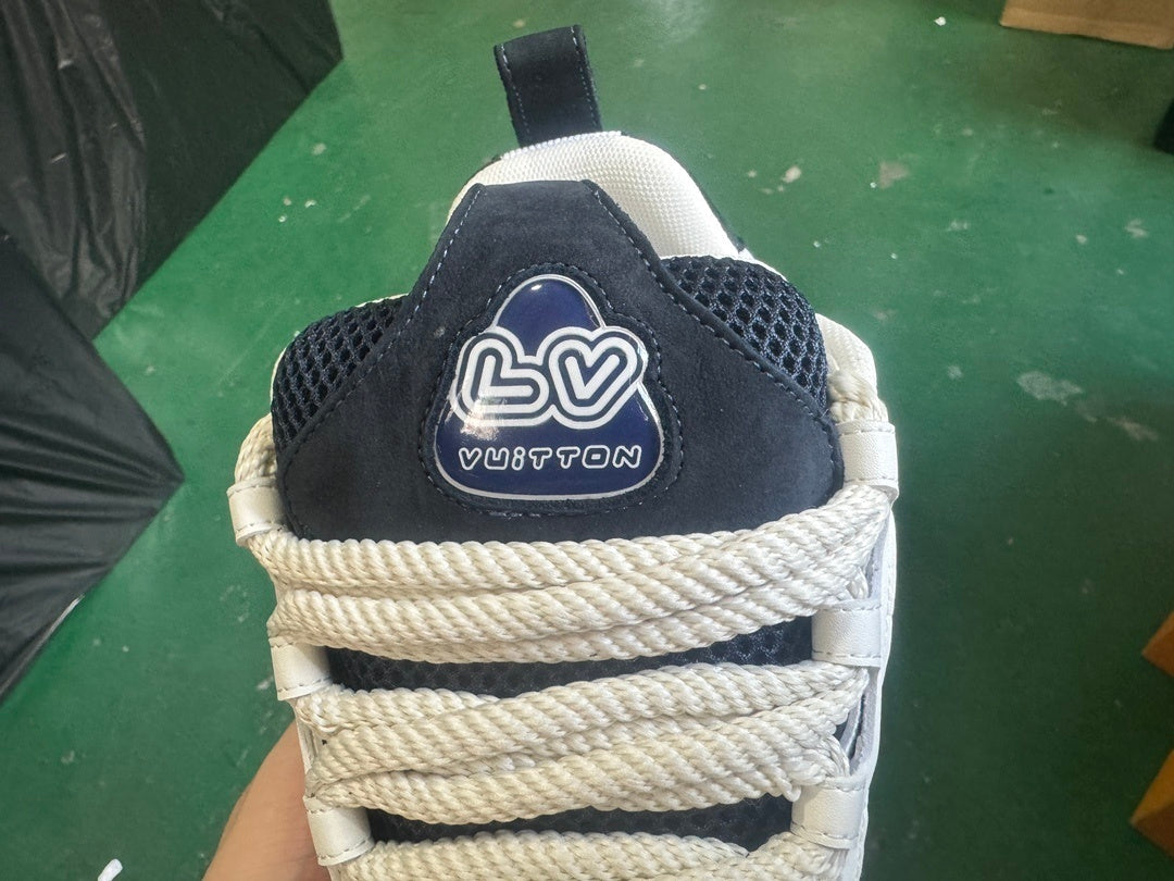 Louis Vuitton Skate Sneaker Navy Blanco