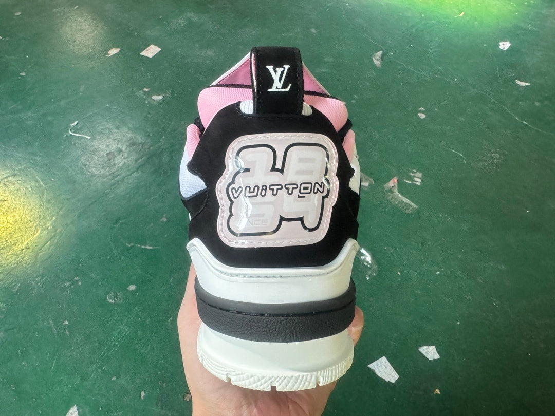 Louis Vuitton Skate Sneaker Rosa Negro