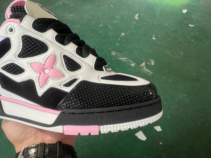 Louis Vuitton Skate Sneaker Rosa Negro