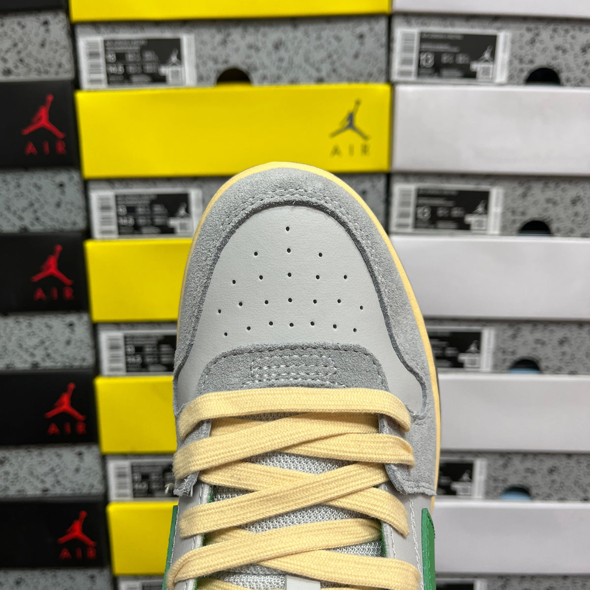 Off White Out Of Office Gris Verde