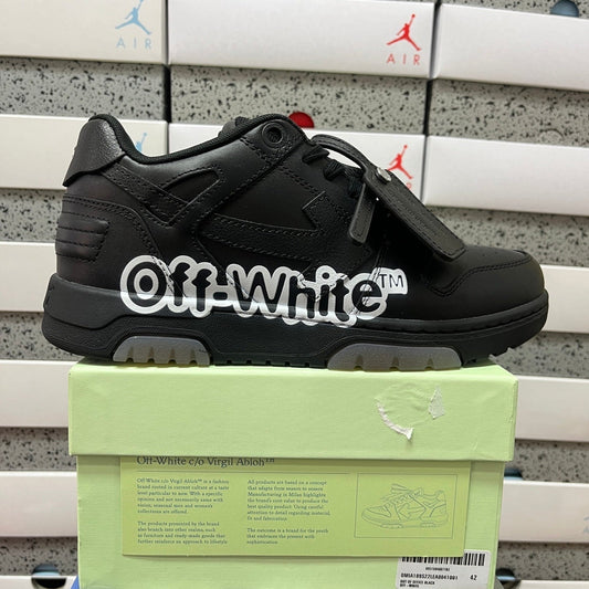Off White Out Of Office Logo Print Negro