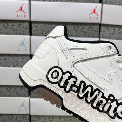 Off White Out Of Office Logo Print Blanco