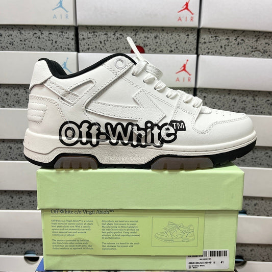 Off White Out Of Office Logo Print Blanco