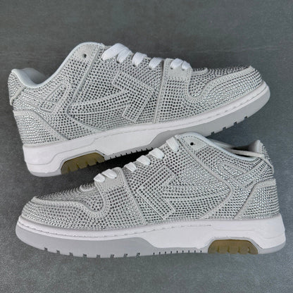 Off White Out Of Office Strass Plateada