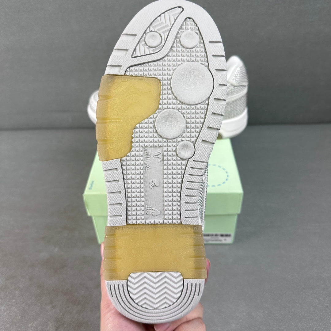 Off White Out Of Office Strass Plateada